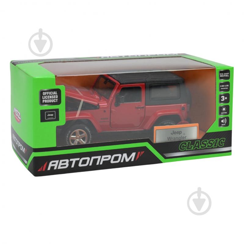 Автомодель Автопром 1:32 Jeep Wrangler 68331 - фото 7 Автомодель Автопром 1:32 Jeep Wrangler 68331 - фото 7