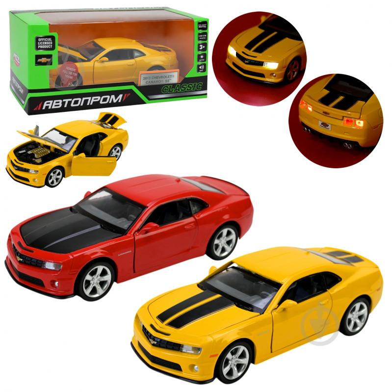 Автомодель Автопром 1:32 Chevrolet Camaro SS 68335 - фото 1