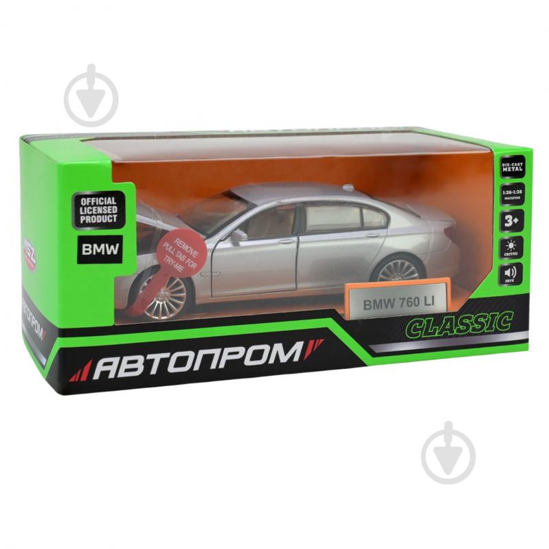 Автомодель Автопром 1:34 BMW 760 LI в ассортименте 68340 - фото 7
