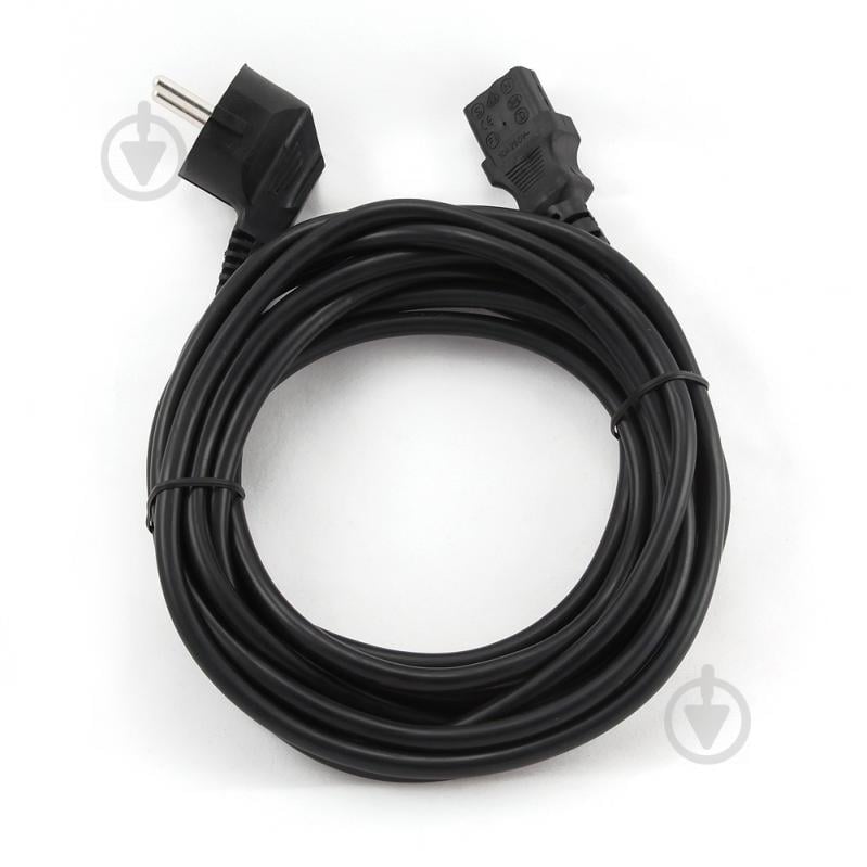 Кабель Cablexpert CEE7/7-C13, VDE, 3х1 мм кв 3 м чорний (PC-186-VDE-3M) - фото 2