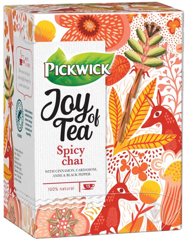 Чай ройбуш Pickwick Joy of Tea Spicy Chai 15 шт. 26,25 г - фото 2