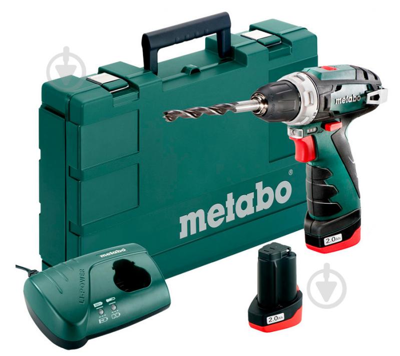 Шуруповерт аккумуляторный Metabo PowerMaxx BS Basic 600080500 - фото 1