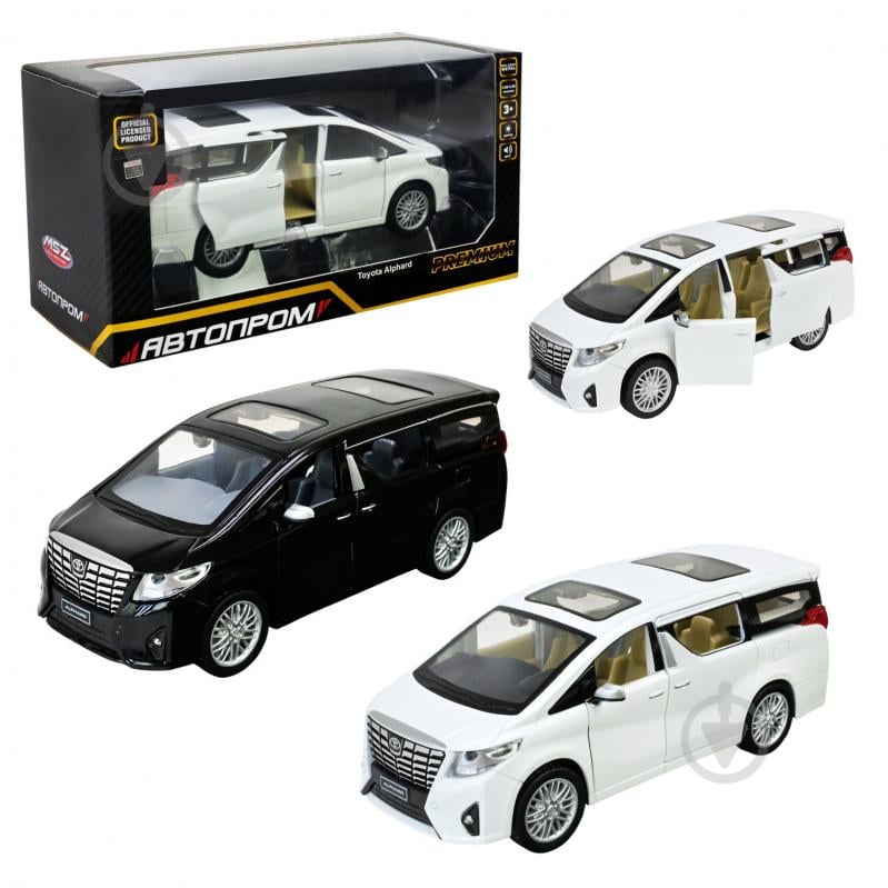 Автомодель Автопром 1:28 Toyota Alphard 68481 - фото 1