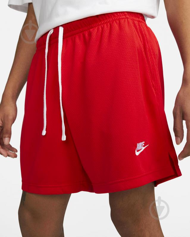 Шорты Nike CLUB MESH FLOW SHORT DX0735-657 р. XL красный - фото 2