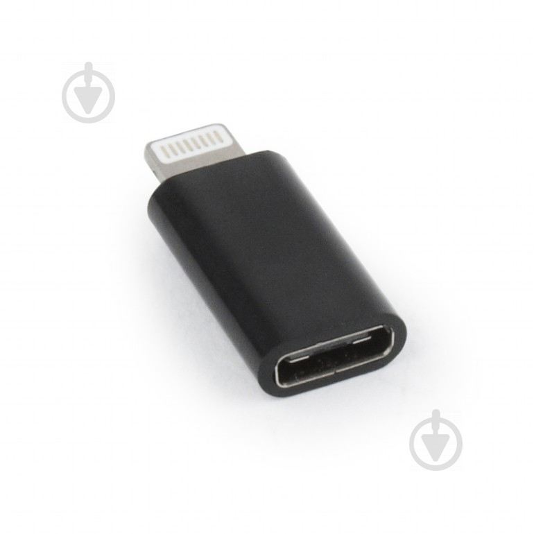 Переходник Cablexpert черный (A-USB-CF8PM-01) USB Lightning (Type-C USB розетка) - фото 2