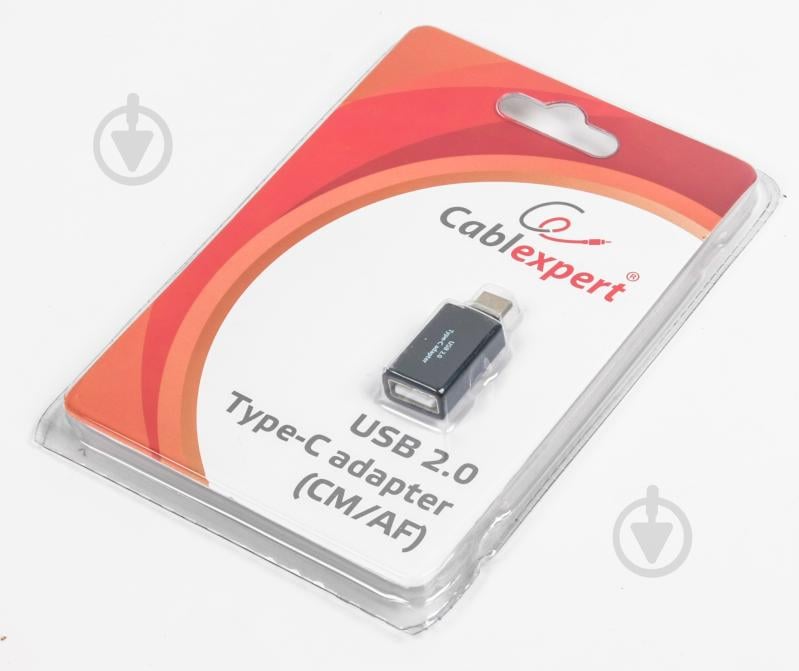 Адаптер Cablexpert чорний (A-USB2-CMAF-01) USB 2.0 Type C - USB AF - фото 3