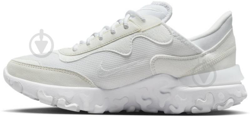 Кроссовки женские демисезонные Nike REACT R3VISION DQ5188-100 р.41 белые - фото 3