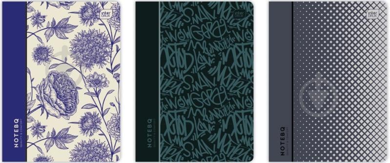 Блокнот InterDRUK А4 60 клетка в ассортименте - фото 1