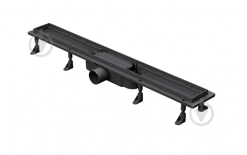 Душевой трап AQUA 70 см с решёткой Line matt black - фото 3 Душевой трап AQUA 70 см с решёткой Line matt black - фото 3