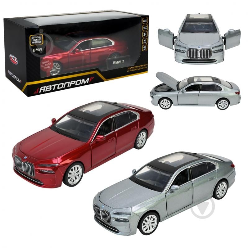 Автомодель Автопром 1:32 BMW i7 68738 - фото 1 Автомодель Автопром 1:32 BMW i7 68738 - фото 1