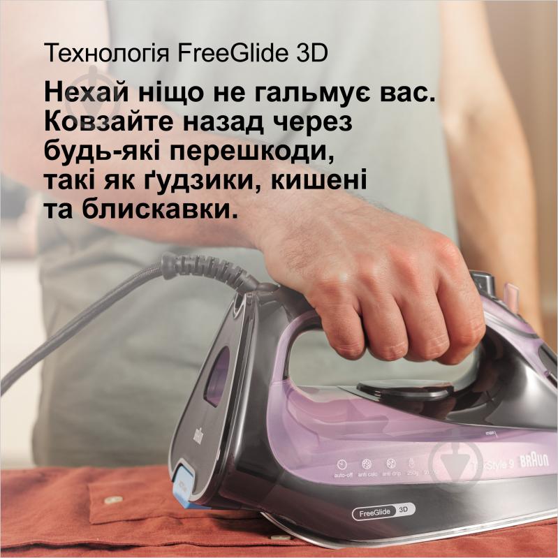 ВІТРИНА! Праска Braun SI9661VI TexStyle 9 - фото 6 ВІТРИНА! Праска Braun SI9661VI TexStyle 9 - фото 6