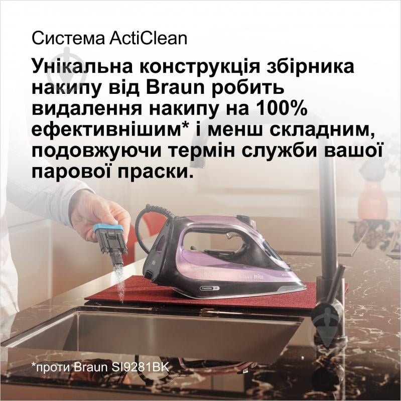 ВІТРИНА! Праска Braun SI9661VI TexStyle 9 - фото 7 ВІТРИНА! Праска Braun SI9661VI TexStyle 9 - фото 7