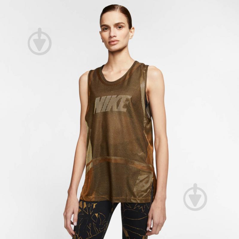 Майка Nike W ICON CLSH ENG KNIT TANK BV5332-790 L жовтий - фото 4