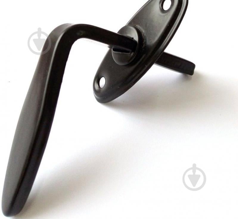 Ручка на планке полимер черный - фото 4