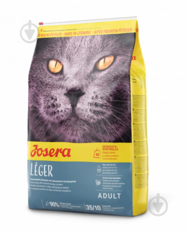 Корм Josera Leger Adult Light для малоактивных котов 10 кг - фото 1