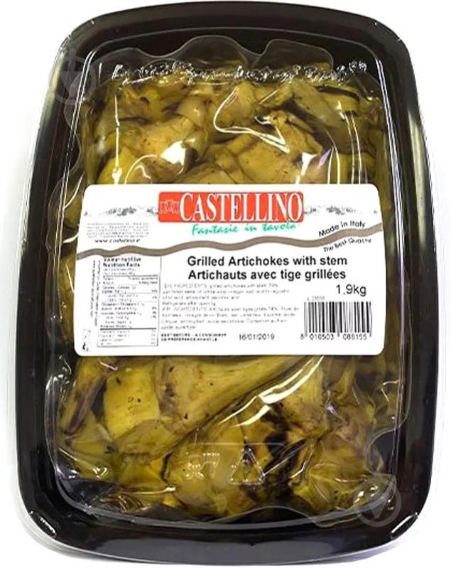 Артишоки-гриль Castellino со стеблем в масле 1,9 кг - фото 1 Артишоки-гриль Castellino со стеблем в масле 1,9 кг - фото 1