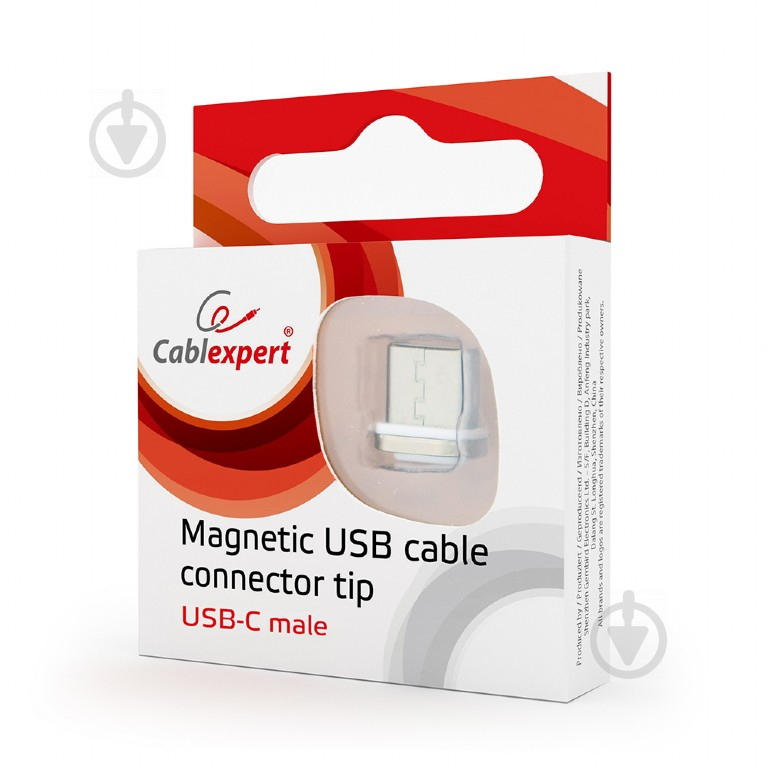 Конектор Cablexpert срібний (CC-USB2-AMLM-UCM) магнітний Type-C - фото 2