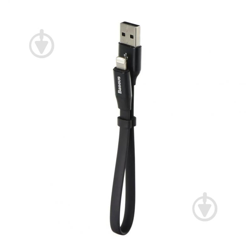 Кабель BASEUS Nimble Micro to Lightning 0,23 м черный (CALMBJ-01) - фото 4