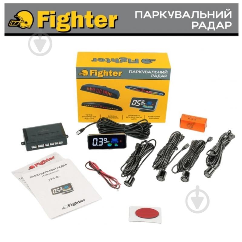Парковочный радар Fighter FPS-4DS Black - фото 7 Парковочный радар Fighter FPS-4DS Black - фото 7