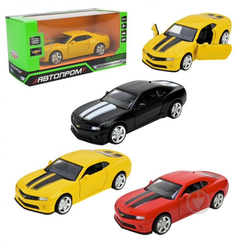 Автомодель Автопром 1:32 Chevrolet Camaro SS 10011 - фото 1