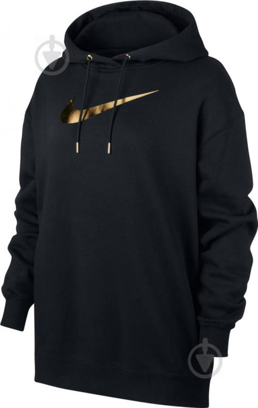 Платье Nike W NSW HOODIE BB OS SHINE BV4986-010 р.M черный - фото 1