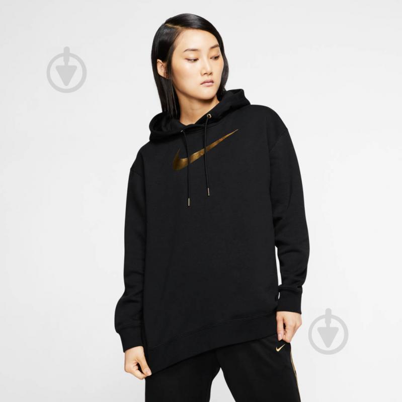 Платье Nike W NSW HOODIE BB OS SHINE BV4986-010 р.M черный - фото 4