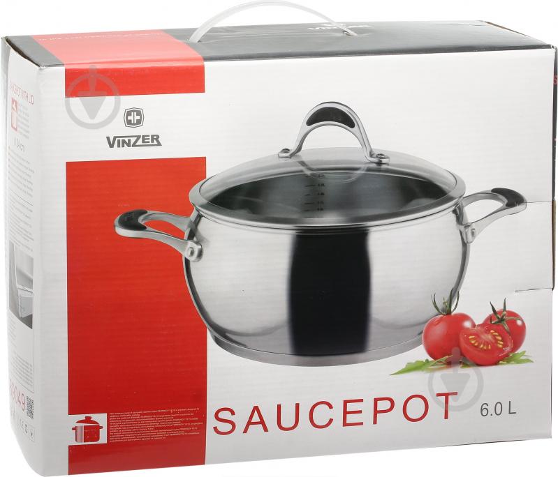 Кастрюля Vinzer Harmony Series 6 л - фото 5