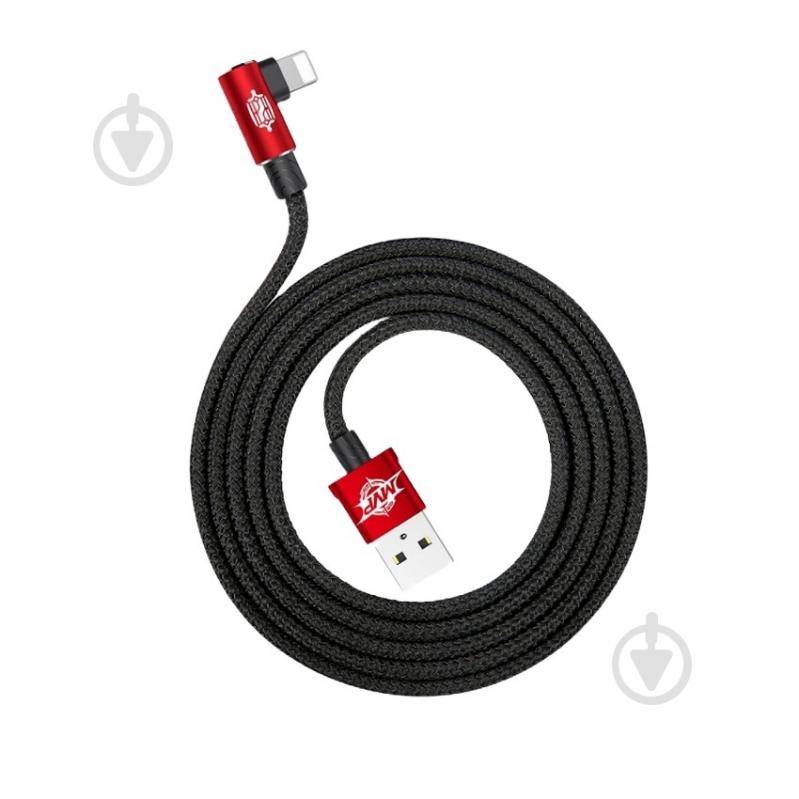 Кабель BASEUS MVP Elbow Type Cable USB for IP 2 A 1 м красный (CALMVP-09) - фото 2