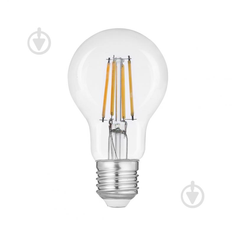 Лампа светодиодная Violux LED FILAMENT A60 10 Вт E27 3000 К 195 В прозрачная 831033 - фото 1