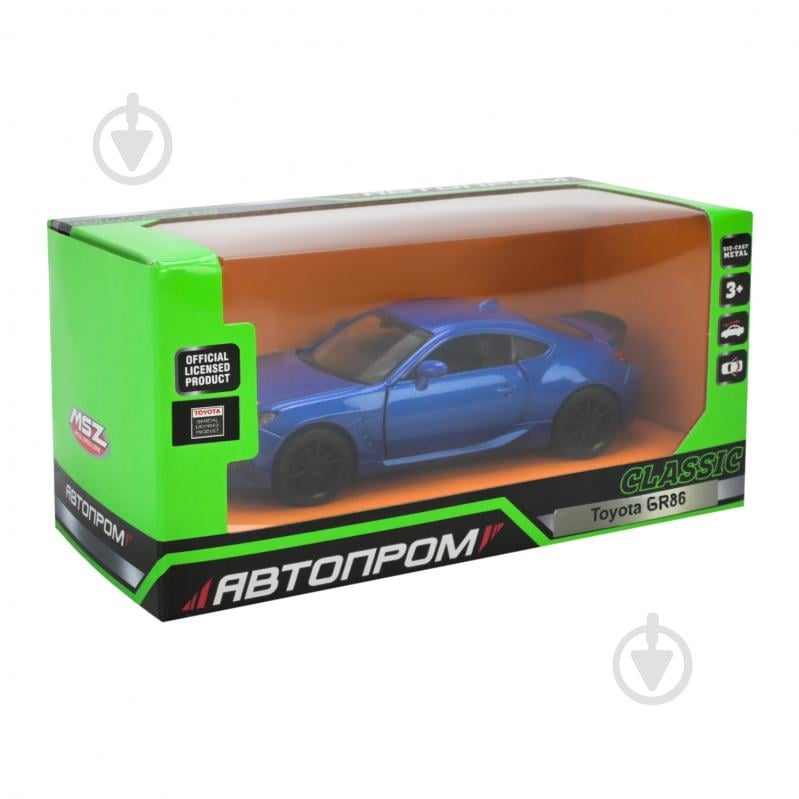 Автомодель Автопром 1:32 Toyota GR86 10015 - фото 8