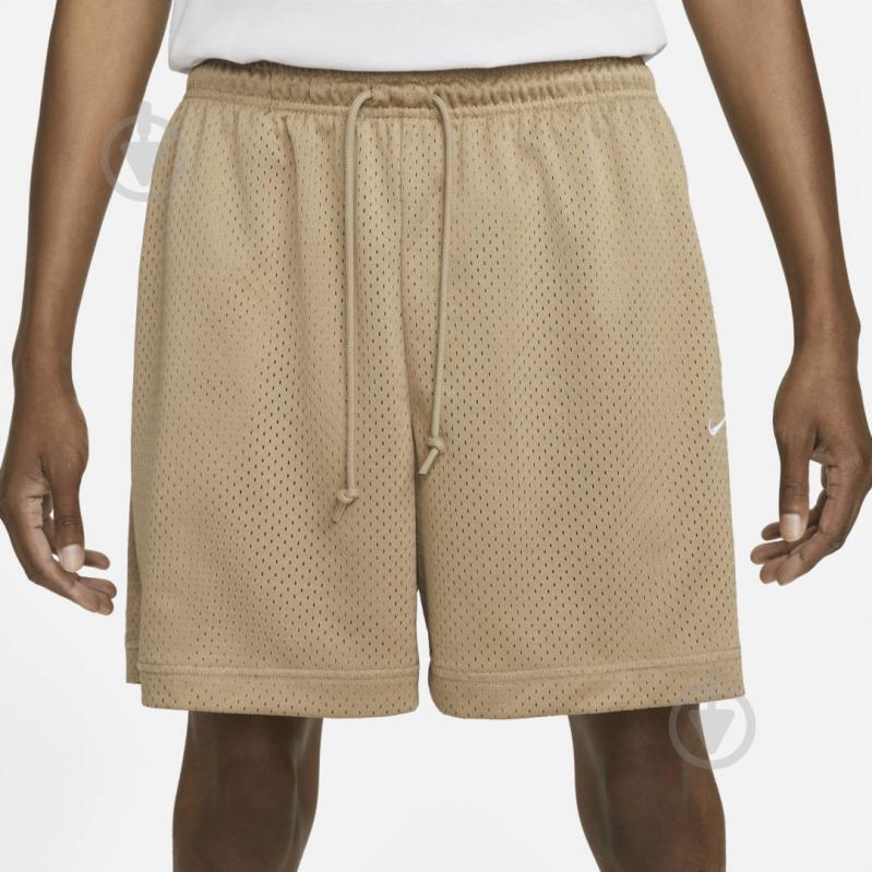 Шорты Nike AU MESH SHORT DQ4999-247 р. M бежевый - фото 1