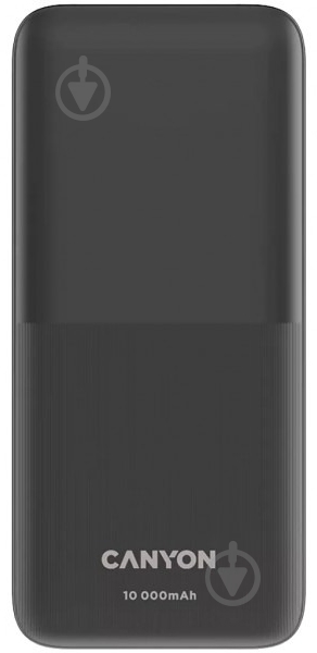 Повербанк Canyon PB-1010 PD QC 10000 mAh black (CNE-CPB1010B) - фото 1