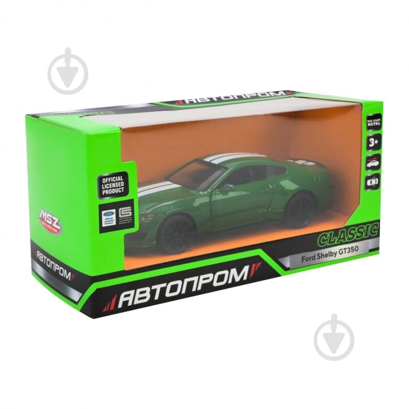 Автомодель Автопром 1:32 Ford Shelby GT350 10021 - фото 8