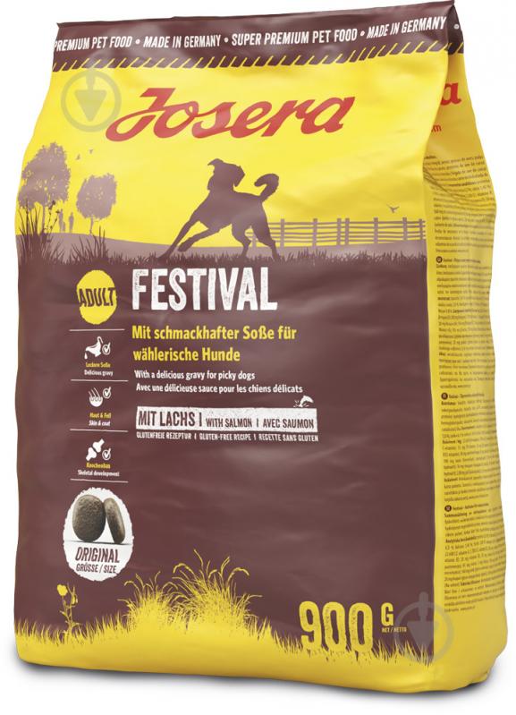 Корм для усіх порід Josera Festival для собак із вимогливим харчуванням 0,9 кг 900 г - фото 1