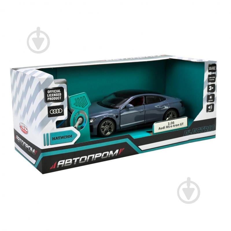 Автомодель Автопром 1:36 Audi RS e-tron GT 68717 - фото 8 Автомодель Автопром 1:36 Audi RS e-tron GT 68717 - фото 8