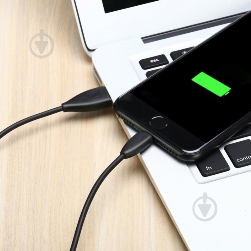 Кабель BASEUS Small Pretty Waist Lightning 2.0A 1,2 м чорний (CALMY-01) - фото 3 Кабель BASEUS Small Pretty Waist Lightning 2.0A 1,2 м чорний (CALMY-01) - фото 3