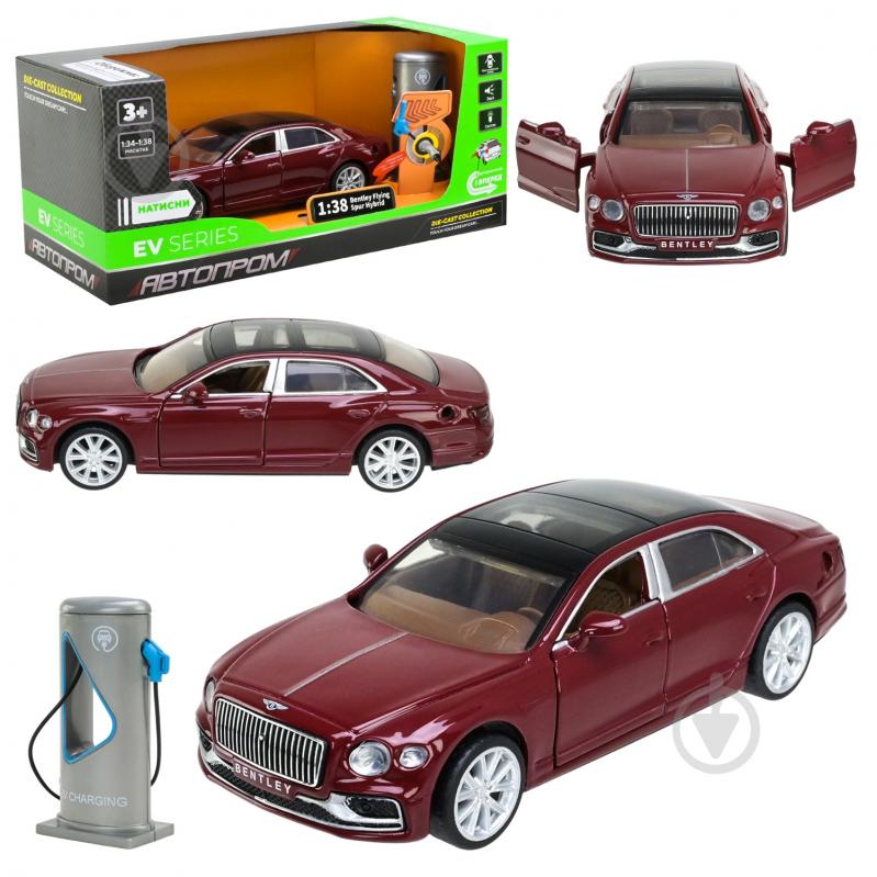 Автомодель Автопром 1:38 Bentley Flying Spur Hybrid 68718R - фото 1 Автомодель Автопром 1:38 Bentley Flying Spur Hybrid 68718R - фото 1