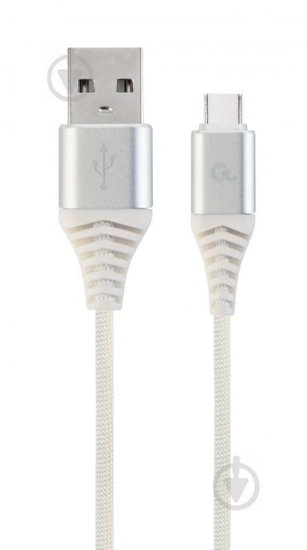 Кабель Cablexpert для смартфона 2 м (CC-USB2B-AMCM-2M-BW2) USB 2.0 A-папа/Type-C папа - фото 1