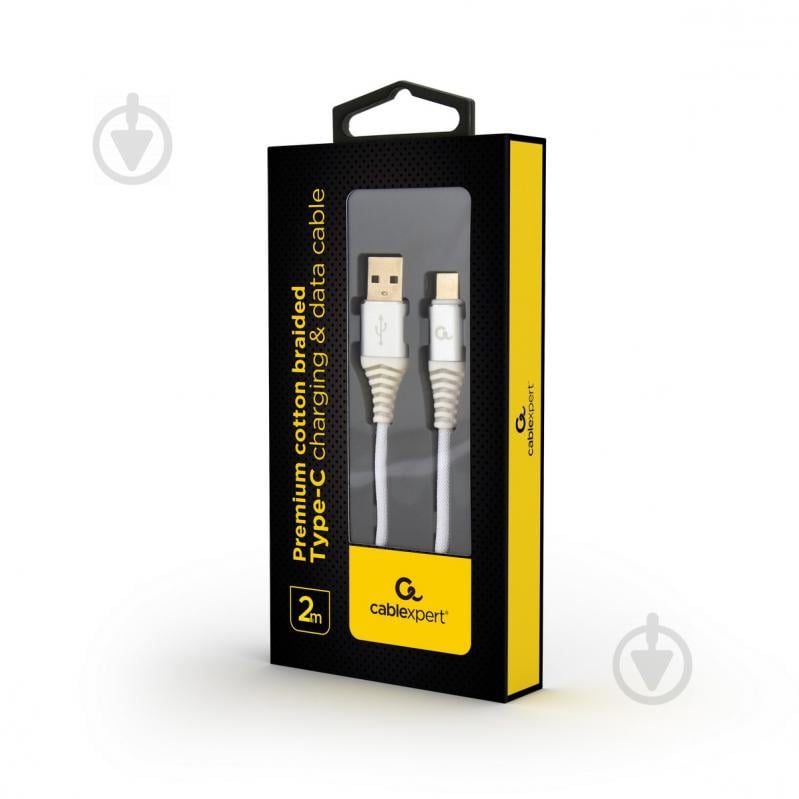 Кабель Cablexpert для смартфона 2 м (CC-USB2B-AMCM-2M-BW2) USB 2.0 A-папа/Type-C папа - фото 2