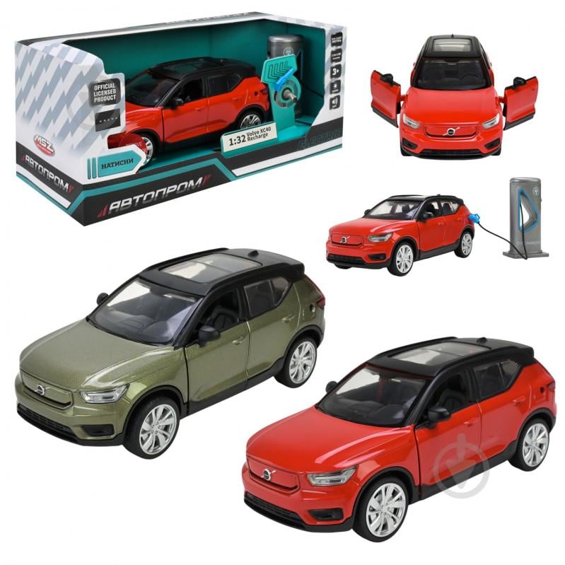 Автомодель Автопром 1:32 Volvo XC40 Recharge 68703 - фото 1