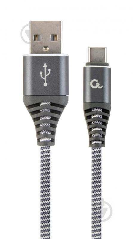 Кабель Cablexpert для смартфона 2 м (CC-USB2B-AMCM-2M-WB2) USB 2.0 A-папа/Type-C папа - фото 1