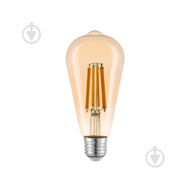 Лампа светодиодная Violux LED FILAMENT ST64 10 Вт E27 2200 К 195 В прозрачная 836012 - фото 1 Лампа светодиодная Violux LED FILAMENT ST64 10 Вт E27 2200 К 195 В прозрачная 836012 - фото 1