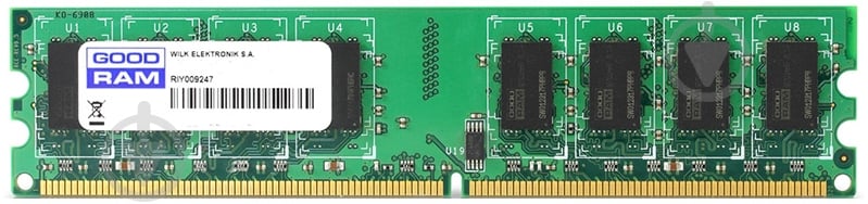Оперативная память GOODRAM DDR2 SDRAM 1 GB (1x1GB) 800 MHz (GR800D264L6/1G) - фото 1