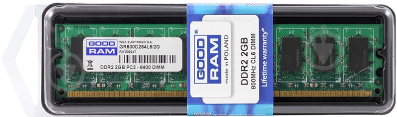 Оперативная память GOODRAM DDR2 SDRAM 2 GB (1x2GB) 800 MHz (GR800D264L6/2G) - фото 2