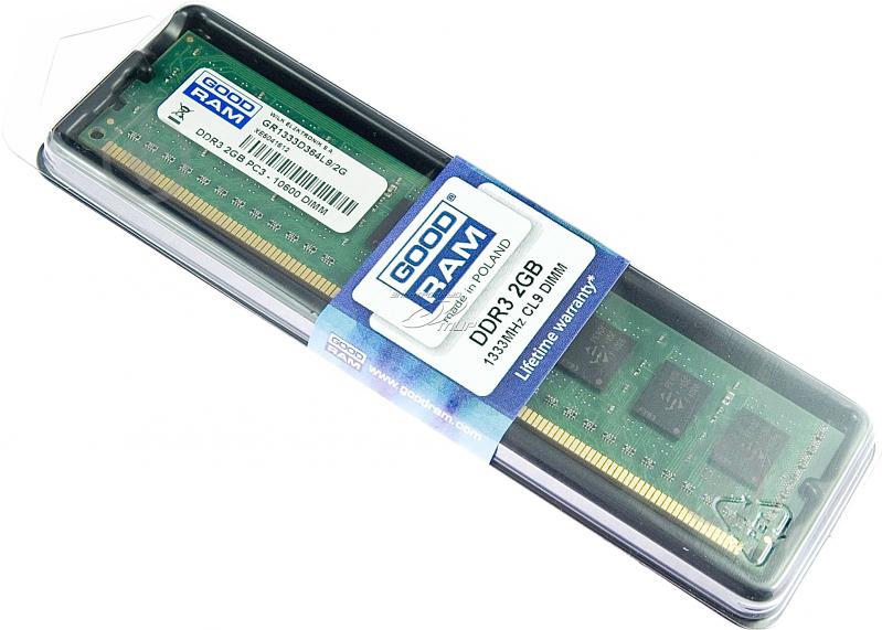 Оперативная память DDR3 SDRAM 2 GB (1x2GB) 1333 MHz (GR1333D364L9/2G) - фото 2