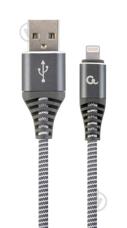 Кабель Cablexpert Lightning – USB 1 м (CC-USB2B-AMLM-1M-WB2) USB 2.0 А-папа/Lightning - фото 1