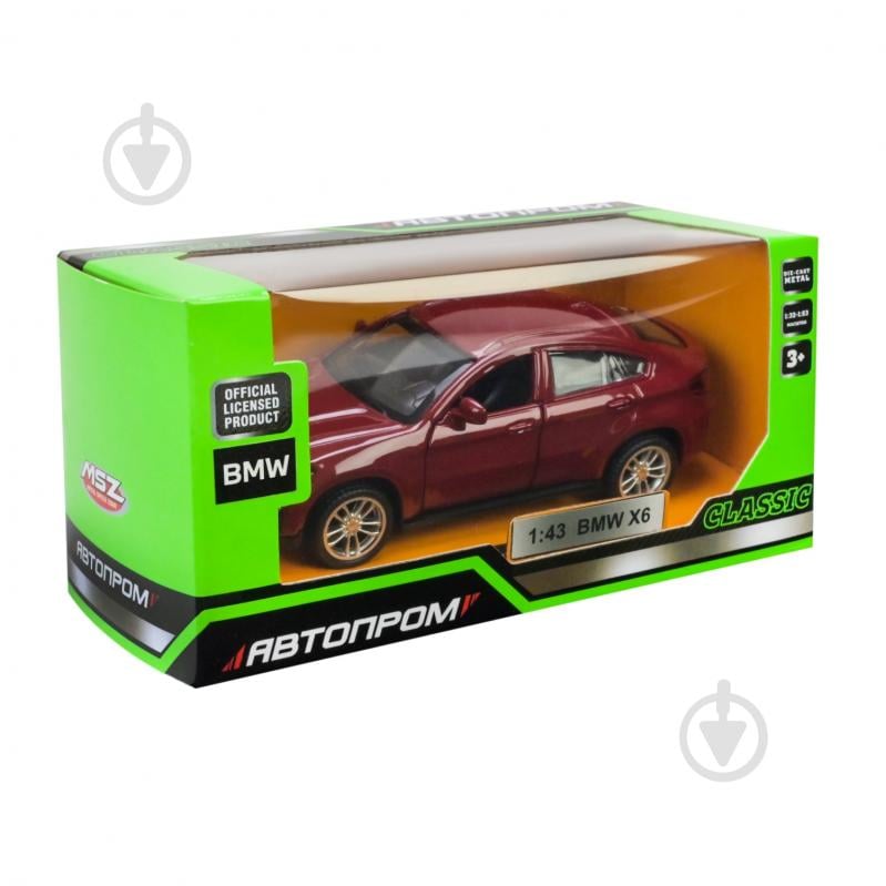 Автомодель Автопром 1:43 BMW X6 4306 - фото 7 Автомодель Автопром 1:43 BMW X6 4306 - фото 7