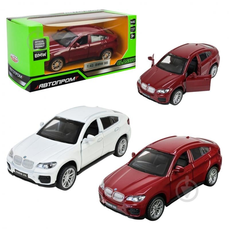 Автомодель Автопром 1:43 BMW X6 4306 - фото 1 Автомодель Автопром 1:43 BMW X6 4306 - фото 1