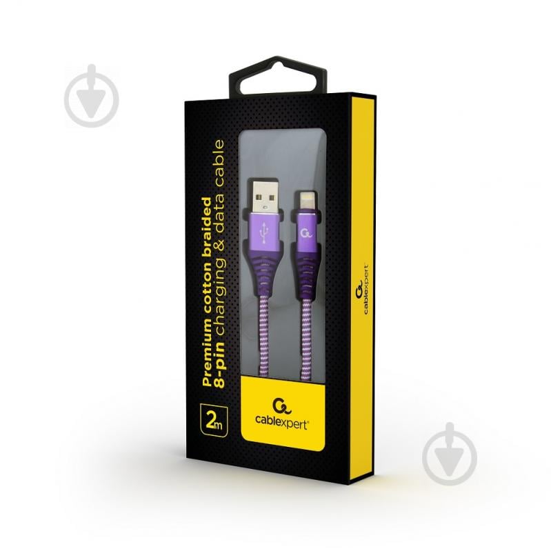 Кабель Cablexpert 2 м (CC-USB2B-AMLM-2M-PW) USB 2.0 А-папа/Lightning - фото 2