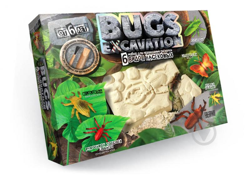 Игровой набор Danko Toys для проведения раскопок BUGS EXCAVATION жуки рус. (6) в ассортименте - фото 1